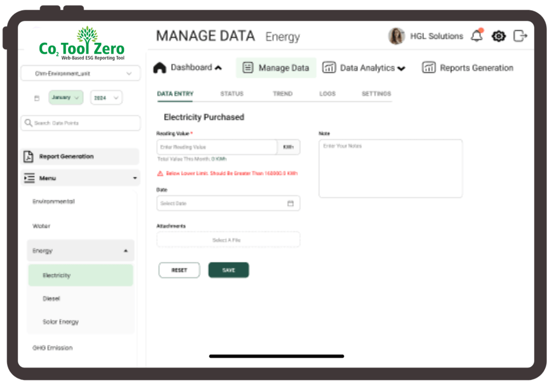 Zero Tool Tool Zero - ESG Reporting Software for Efficient Reporting